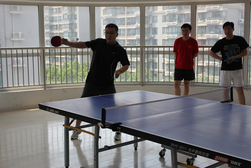 参加物产集团第四届乒乓球比赛--男子单打姜涛